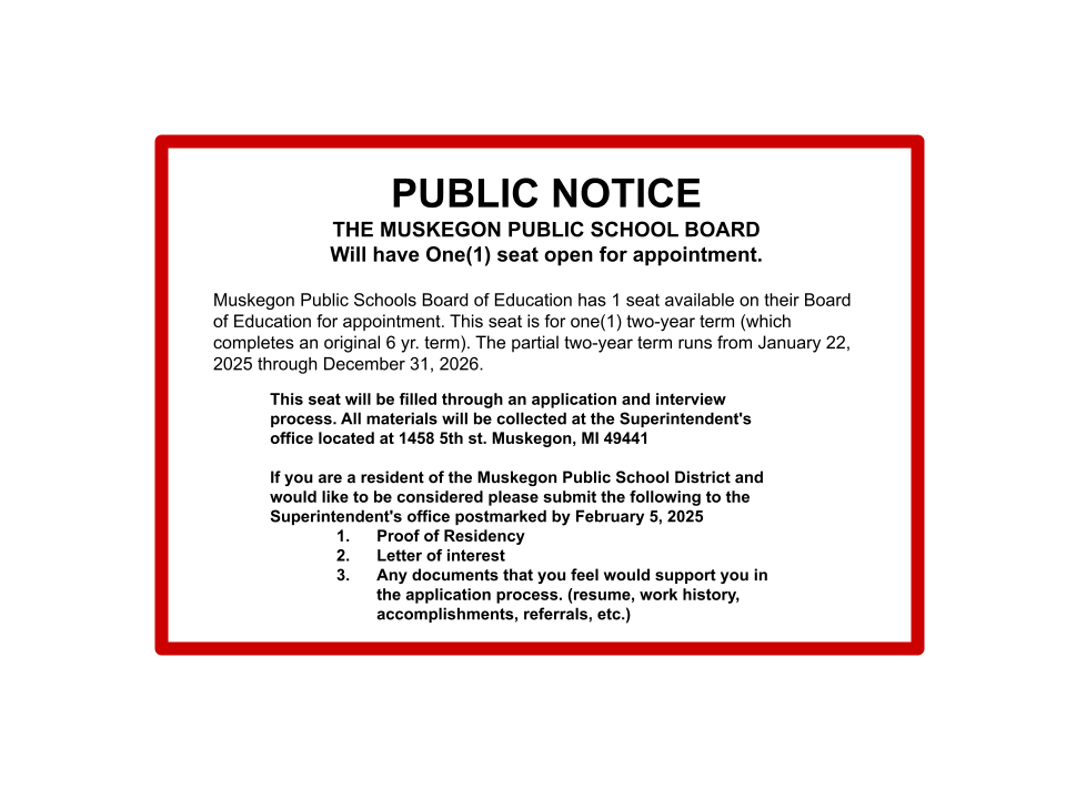 BOE Public Notice